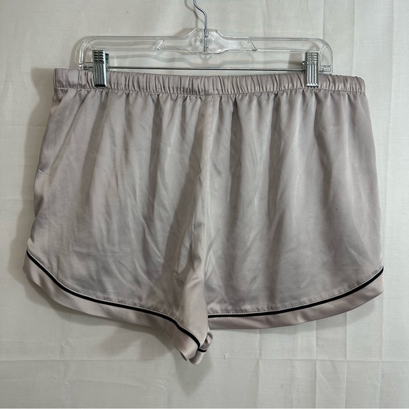 Stars Above Womens Silky Elastic Waist with Drawstring Pajama Shorts Large - Picture 4 of 10